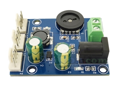 DC 12V 3A Fan Speed Governor 3-Channel Buck Speed Controller for PC host